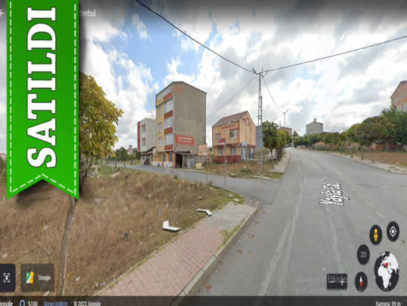 Arnavutköy Taşolukta Satılık Arsa , 454 M2 Cadde Cephe Köşe Başı