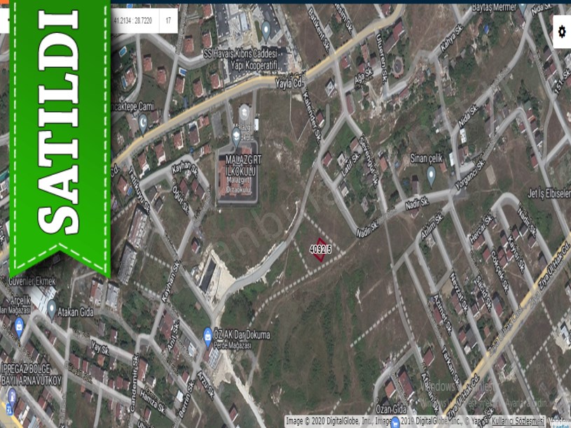Arnavutköy Taşolukta Satılık Arsa , 320 M2 Yolu Var İmarlı