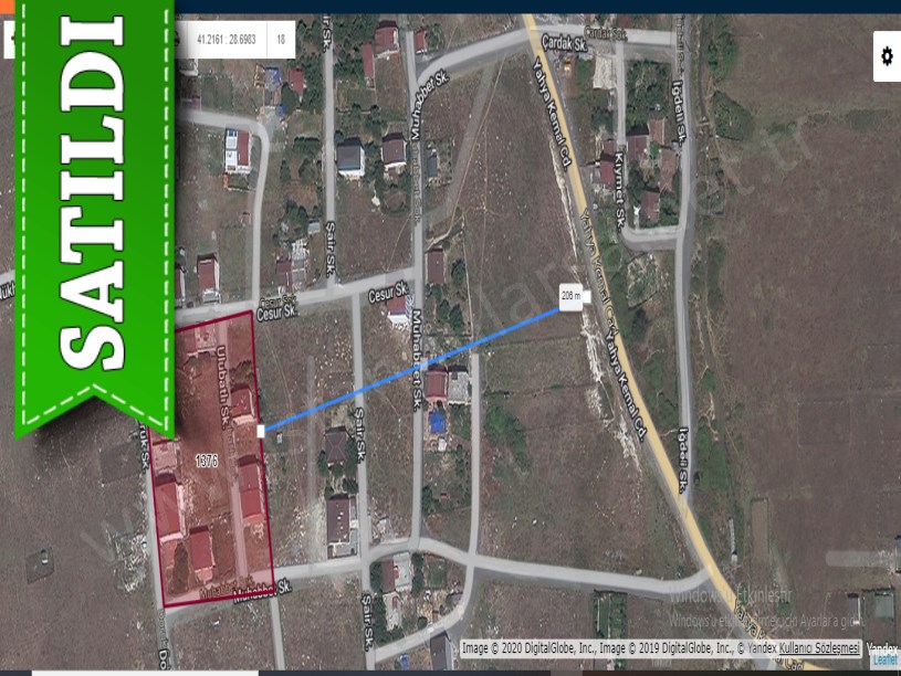 Arnavutköy Taşolukta Satılık Arsa , 159 M2 Cadde Yakını Hisseli