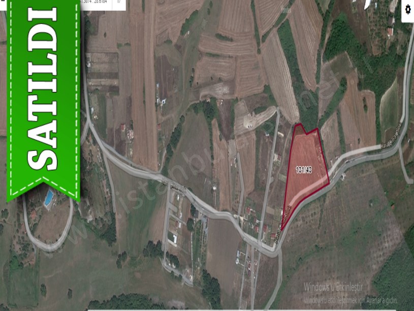Arnavutköy Balabanda Satılık Arsa , 540 m2 Yolu Var Çaplı
