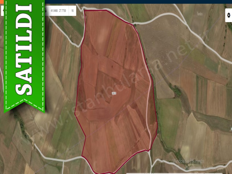 Tekirdağ Marmaraereğli Çeşmeli Mah Satılık Arsa , 1,088 M2 Deniz Manzaralı