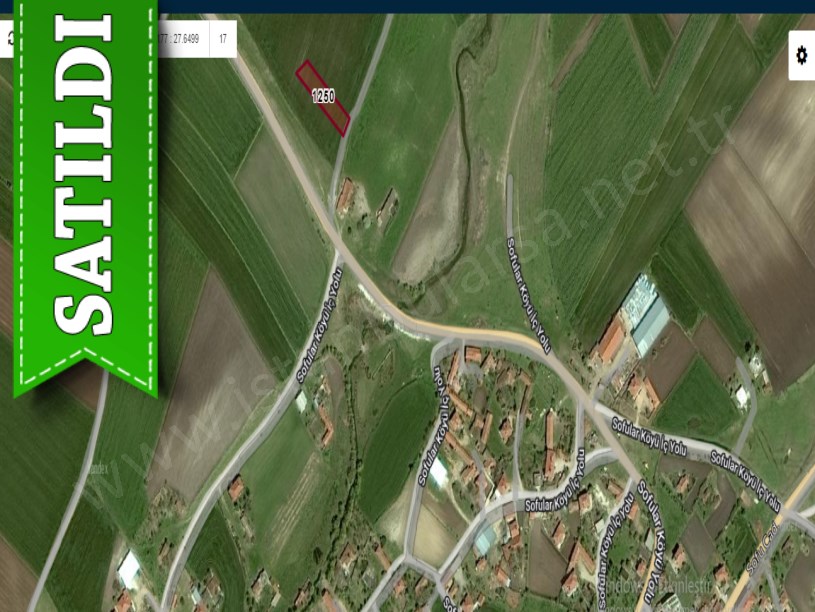 Tekirdağ Saray Sofularda Satılık Arsa , 1,108 m2 Yola Yakın Merkezde