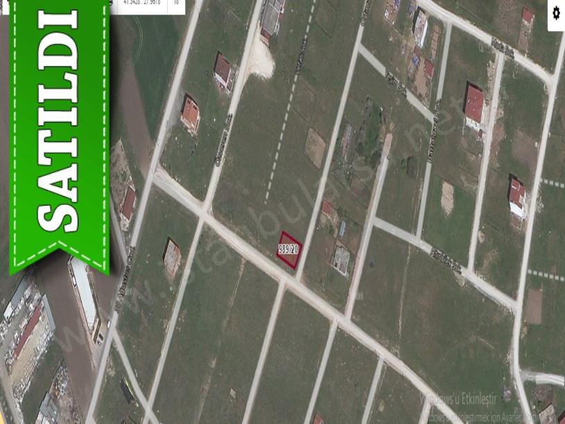 Tekirdağ  Kapaklıda Satılık Arsa , 251 M2 Caddeye Yakın Ticari + Konut İmarlı