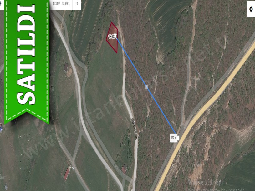 Tekirdağ  Kapaklıda Satılık Arsa , 480 M2 Kazak Gölüne Yakın Yolu Var