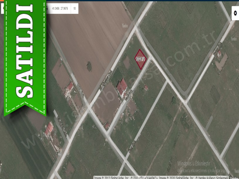 Tekirdağ  Kapaklıda Satılık Arsa , 363 m2 Köşe Başı Caddeye Yakın