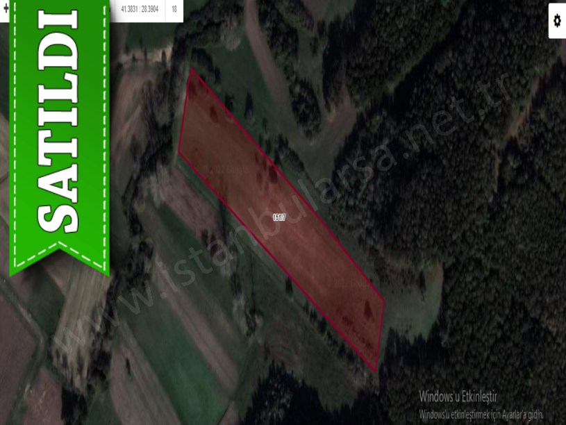 Çatalca Belgratta Satılık Arsa , 509 m2 Evlerin Yakını Yolu Var