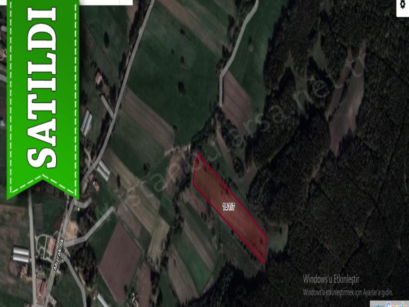 Çatalca Belgratta Satılık Arsa , 509 m2 Evlerin Yakını Yolu Var