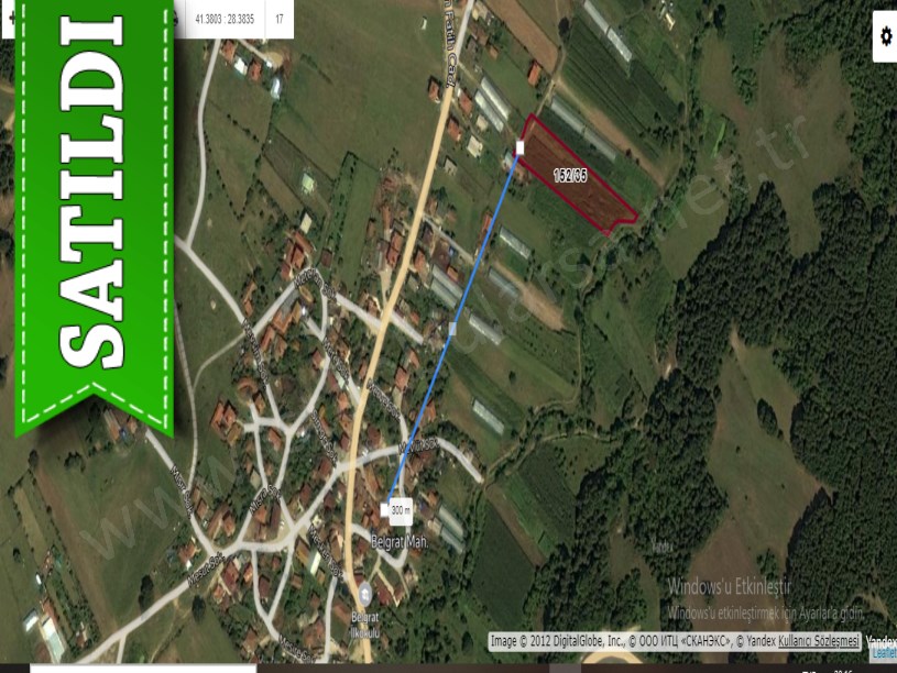 Çatalca Belgratta Satılık Arsa , 325 M2 Köy İçi 