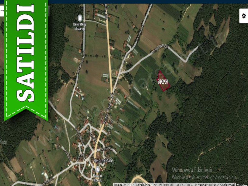 Çatalca Belgratta Satılık Arsa , 445 m2 Yolu Var 