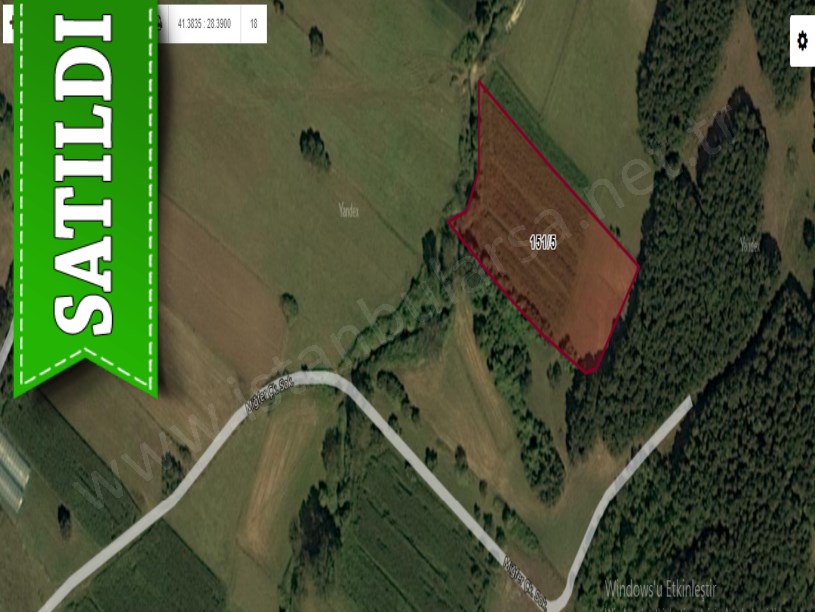 Çatalca Belgratta Satılık Arsa , 420 M2 Çaplı Yolu Var