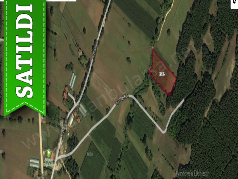 Çatalca Belgratta Satılık Arsa , 420 M2 Çaplı Yolu Var