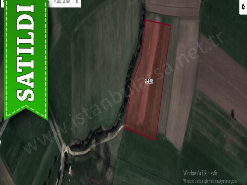 Çatalca Belgratta Satılık Arsa , 1,663 M2 Yola Cephe
