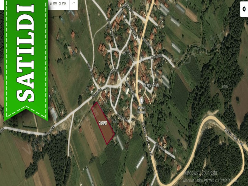 Çatalca Belgratta Satılık Arsa , 516 M2 Çevrili Yolu Var