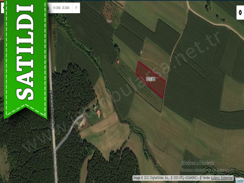 Çatalca Karacaköyde Satılık Arsa , 2000 M2 Çevrili Çaplı