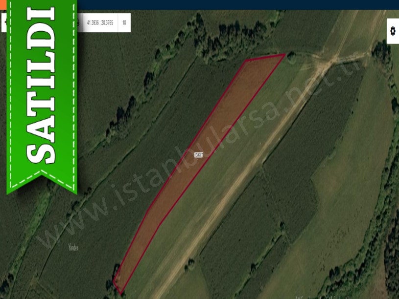 Çatalca Karacaköyde Satılık Arsa , 1,410 M2 Çevrili Çaplı