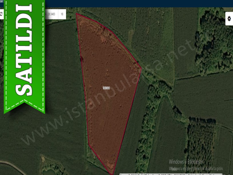 Çatalca Karacaköyde Satılık Arsa ,  1,122 M2 Hisseli
