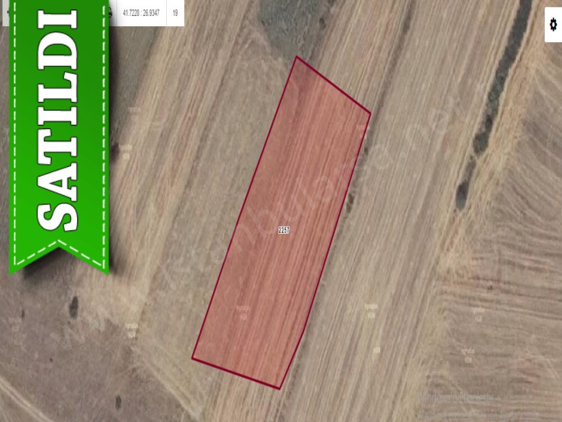 Edirne Süloğlu Büyükgerdelli Köyünde Satılık Tarla , 3,700 m2 Müstakil Çiftlik İçin Uygun