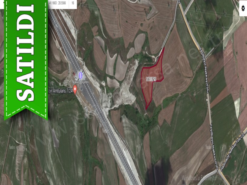 Çatalca Nakkaşta  Satılık  Arsa , 350 M2 Yolu Var Caddeye Yakın