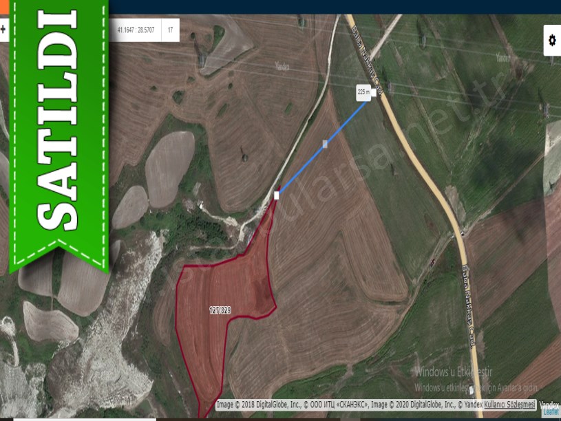 Çatalca Nakkaşta  Satılık  Arsa , 350 M2 Yolu Var Caddeye Yakın