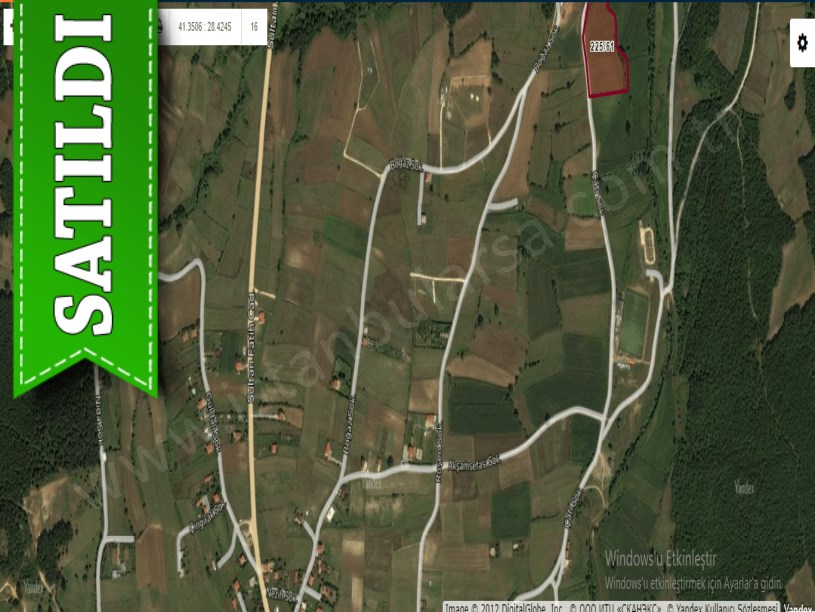 Çatalca Çiftlikköyde Satılık Arsa , 250 M2 Çaplı Çevrili Yolu Var