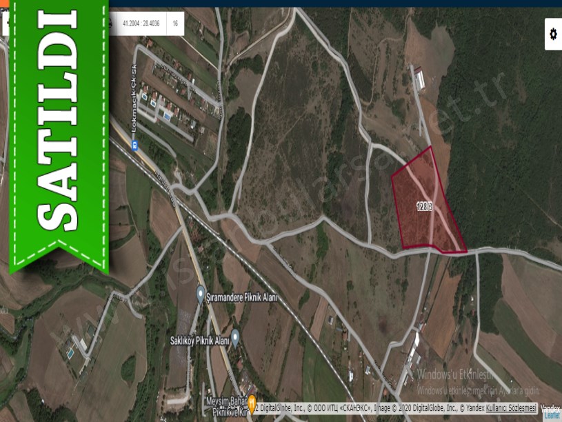 Çatalca İnceğizde Satılık Arsa , 499 M2 Yola Cephe Çevrili 