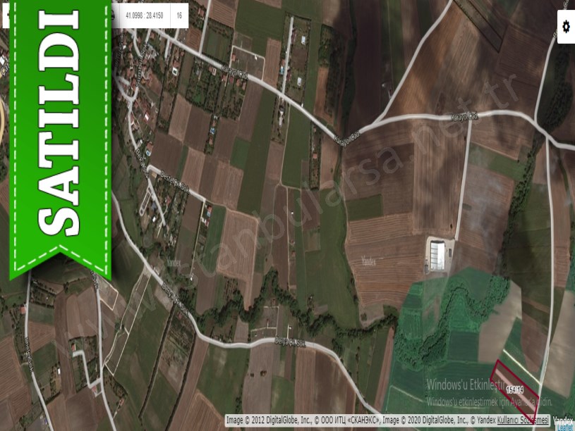 Çatalca Ovayenicede Satılık Arsa , 1,104 M2 Çaplı Çevrili Yolu Var