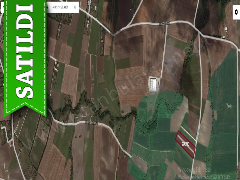 Çatalca Ovayenicede Satılık Arsa , 1,104 M2 Çaplı Çevrili Yolu Var