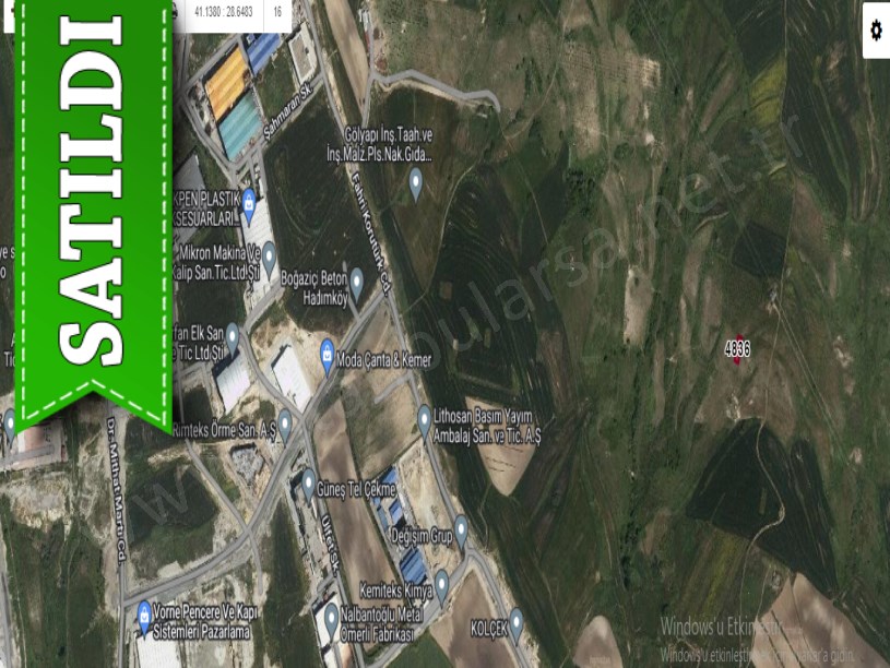 Arnavutköy Sazlıbosnada Satılık Arsa , 320 M2 Tek Tapu 