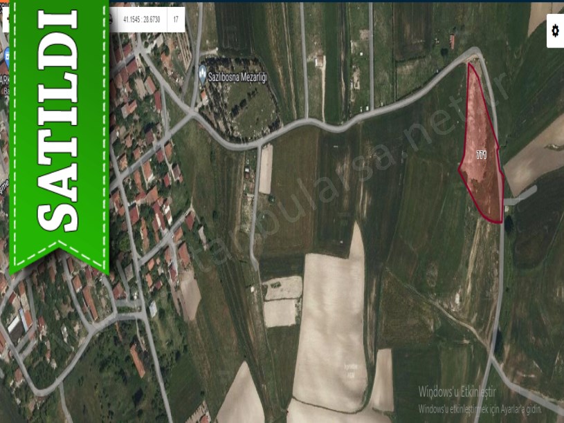 Arnavutköy Sazlıbosnada Satılık Arsa , 316 M2 Merkezde İmarlı
