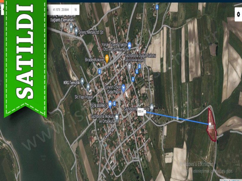 Arnavutköy Sazlıbosnada Satılık Arsa , 316 M2 Merkezde İmarlı