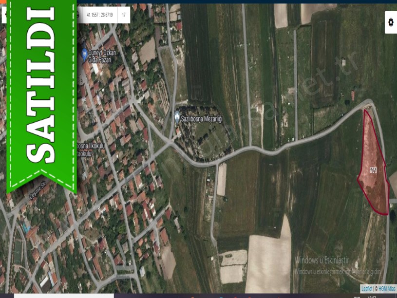 Arnavutköy Sazlıbosnada Satılık Arsa , 316 M2 Merkezde İmarlı