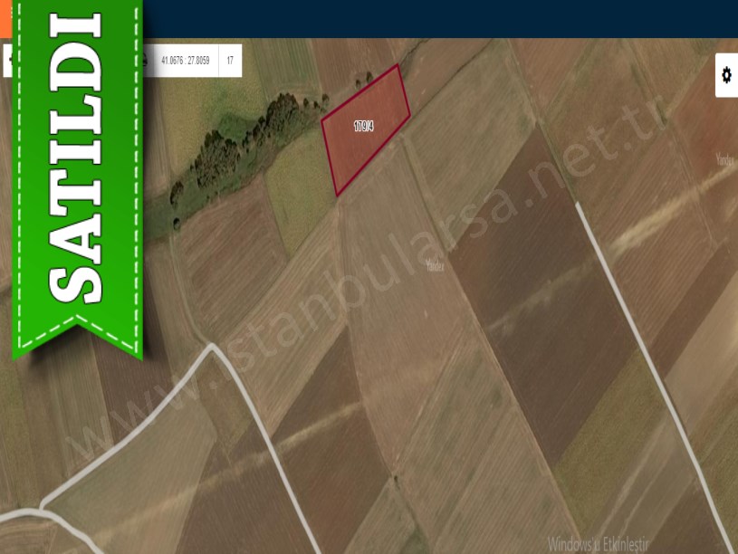 Tekirdağ Marmaraereğli Çeşmeli Mah Satılık Tarla , 7,025 M2 Müstakil