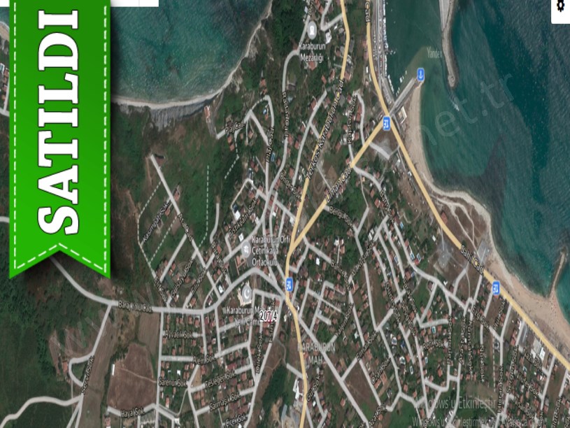 Arnavutköy Karaburunda Satılık Villa , 3 Katlı Deniz Manzaralı Masrafsız
