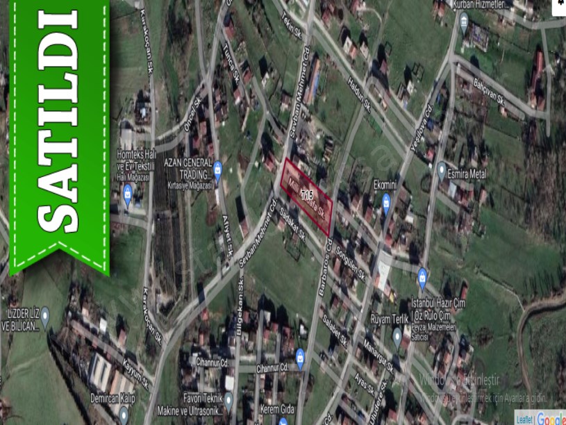 Arnavutköy İmrahorda Satılık Arsa , 225 m2 Cadde Cephe Çaplı
