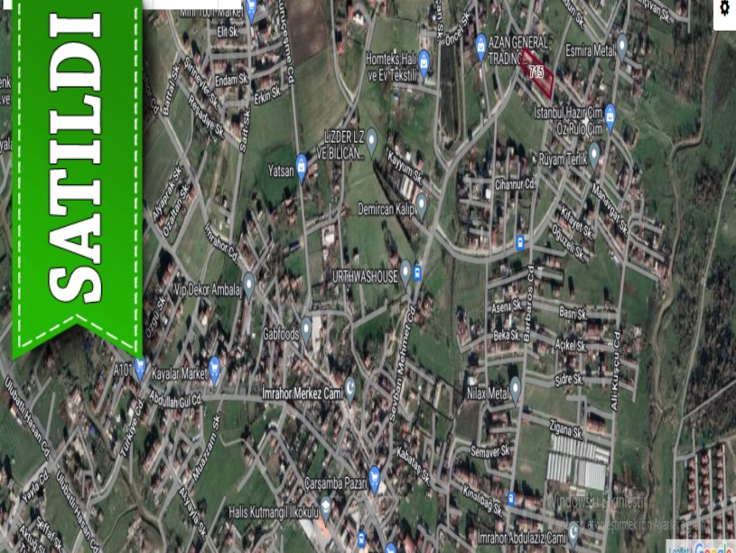 Arnavutköy İmrahorda Satılık Arsa , 225 m2 Cadde Cephe Çaplı