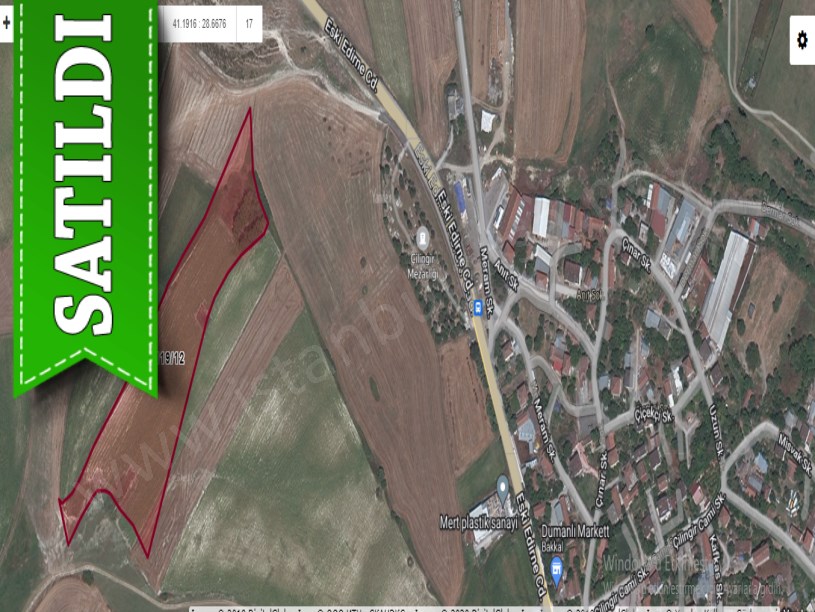 Arnavutköy Çilingirde Satılık Arsa , 287 M2 Hisseli İmarlı
