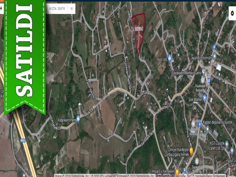 Arnavutköy Tayakadında Satılık Arsa , 535 M2 Merkezde İmarlı