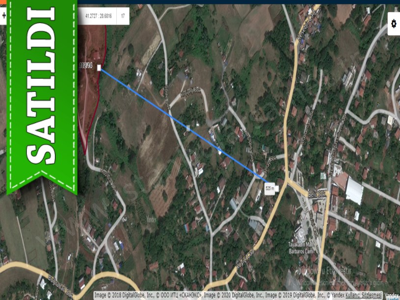 Arnavutköy Tayakadında Satılık Arsa , 535 M2 Merkezde İmarlı
