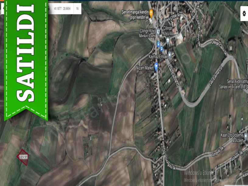 Arnavutköy Çilingirde Satılık Arsa , 1,620 M2 Hisseli 