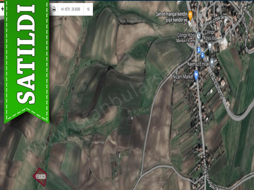 Arnavutköy Çilingirde Satılık Arsa , 1,620 M2 Hisseli 