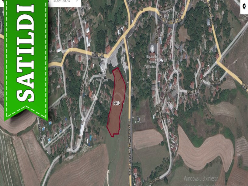 Arnavutköy Boyalıkta Satılık Arsa , 1,705 M2 Köyİçi İmarlı