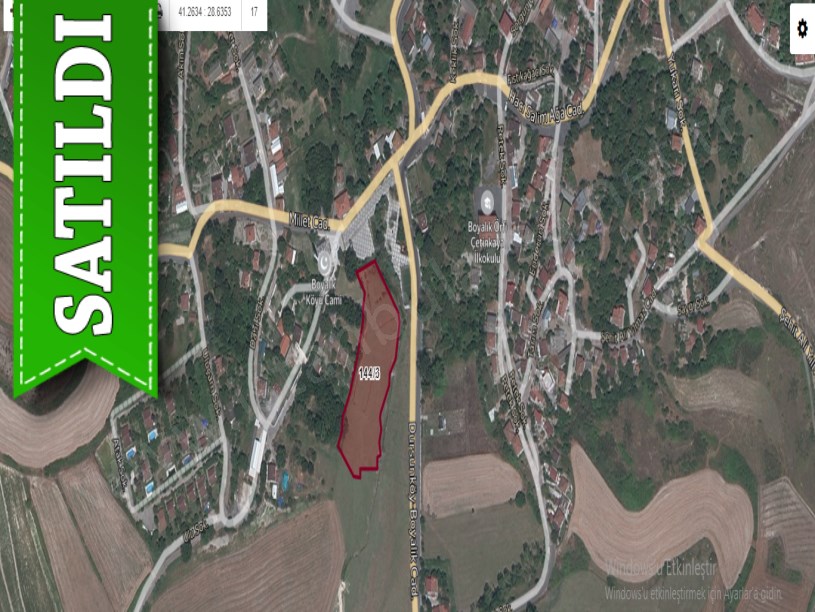 Arnavutköy Boyalıkta Satılık Arsa , 1,705 M2 Köyİçi İmarlı