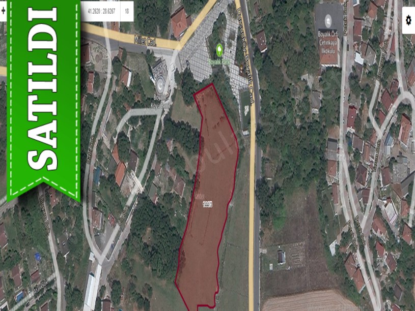 Arnavutköy Boyalıkta Satılık Arsa , 1,705 M2 Köyİçi İmarlı