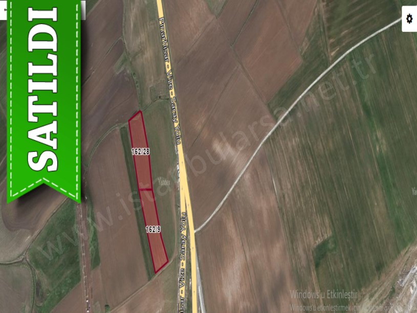 Tekirdağ Saray Yeni Mah Satılık Tarla , 7 Dönüm Asfalt Yola Yakın