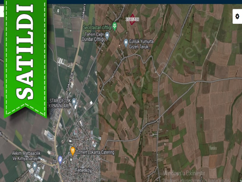 Silivri Fenerköyde Satılık Arsa , 393 M2 Evlerin Yakını Hisseli