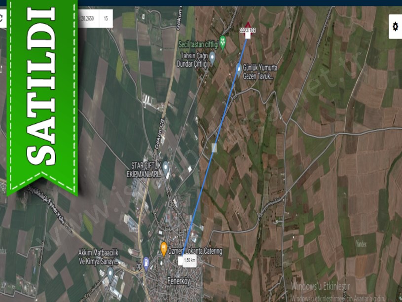 Silivri Fenerköyde Satılık Arsa , 393 M2 Evlerin Yakını Hisseli