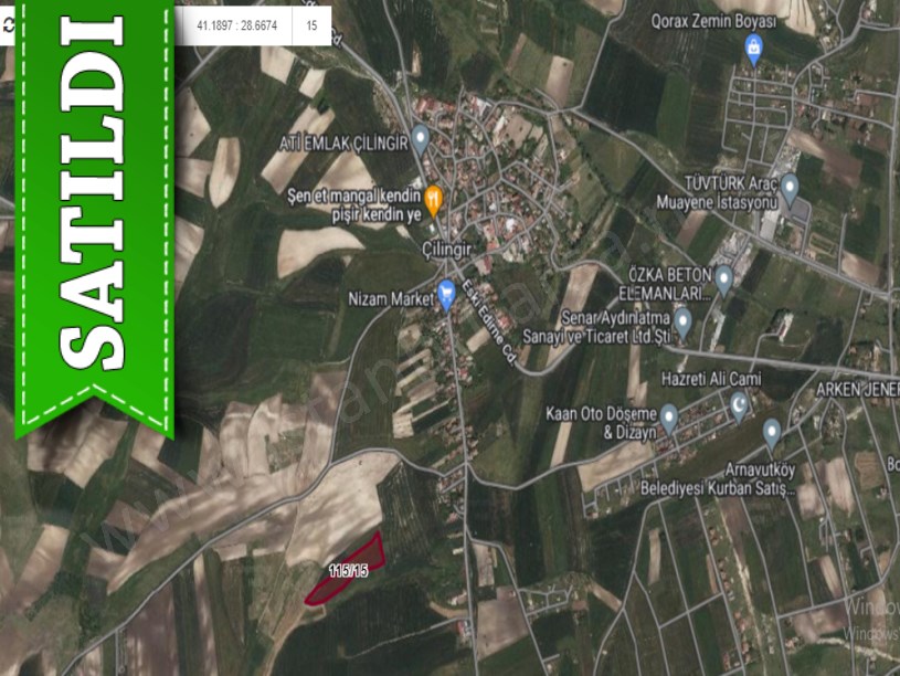 Arnavutköy Çilingirde Satılık Arsa , 340 M2 Hisseli İmarlı
