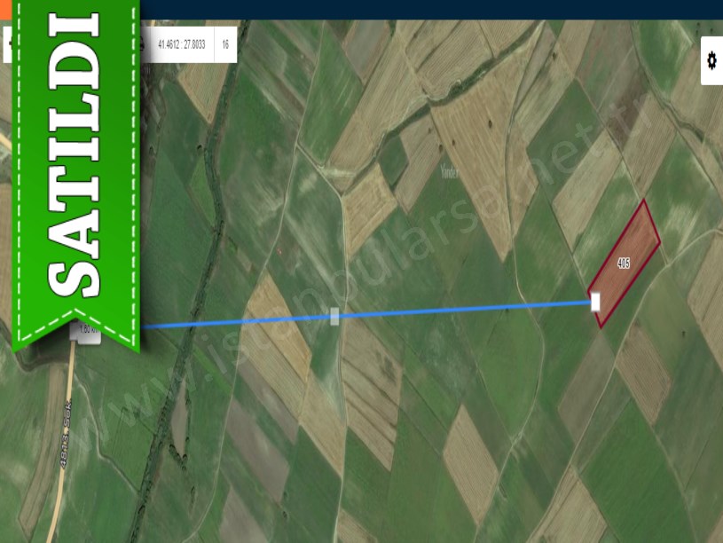 Tekirdağ Saray Yuvalıda Satılık Arsa , 1,805 M2 Hisseli Yolu Var