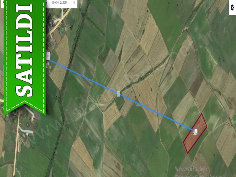 Tekirdağ Saray Yuvalıda Satılık Arsa , 1,805 M2 Hisseli Yolu Var