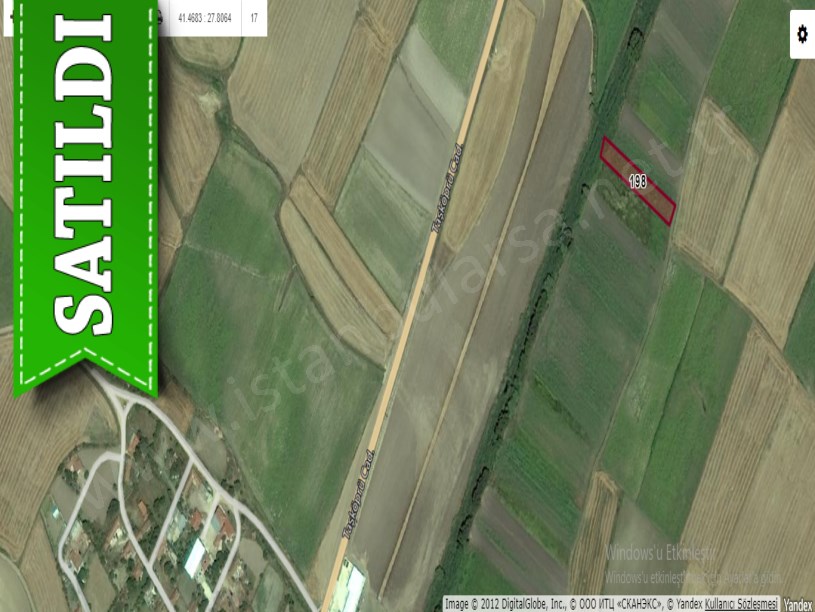 Tekirdağ Saray Yuvalıda Satılık Arsa , 580 M2 Caddeye Yakın
